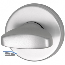 GRUNDMANN WC-Rosette WG 1700L D70,  50, m Anschraubt. \&quote;T\&quote; uDrehknopf,silberelox