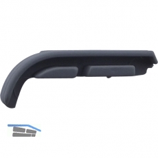 Endkappe zu FP 6257, links, Kunststoff grau
