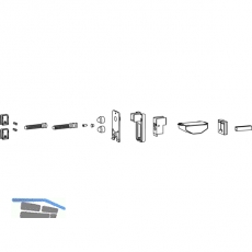 HAUTAU ATRIUM HS 300 Zubehr-Beutel 103 fr Fhrungsschiene Nr. 2, Schema C