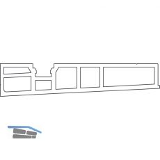 HAUTAU ThermoTop 2 Aufbauprofil bis TS 78 mm, L=6500 mm
