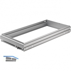 HETTICH SYSTEMA TOP 2000 Hngeregistratur-Rahmen, 2 x A4 + R, KB 1000 mm, Alu-F.