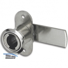 HEKNA 505 Zylinder-Hebelschloss, links, Schliehebel glatt, L 40 mm, Zamak
