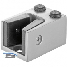 Anschlagpuffer Glas, 8 - 12,76 mm, silber eloxiert