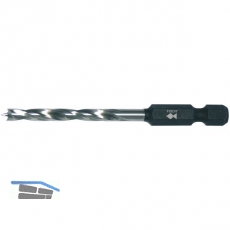 FISCH Holzspiralbohrer mit 1/4\&quote; Bit Aufnahme Bohrer  5 mm