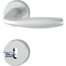 HOPPE Drckergt. NEW YORK - auf Ros. BB, TS37 - 42, Alu silber eloxiert