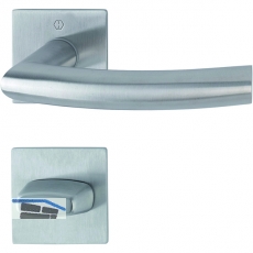 HOPPE Drcker TRONDHEIM auf Drckerrosette, TS35-45, Edelstahl