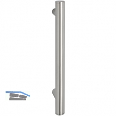 KWS Stangengriff 8179 - 1190mm, LA. 1000mm,  30mm, Edst. matt