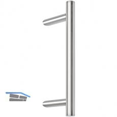 KWS Stangengriff 8179 - C - 600mm, LA. 500mm,  30mm, Edst. matt
