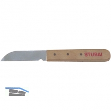 STUBAI Kabelmesser mit feststehender Klinge und mit Kerbe