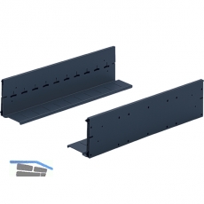 HETTICH SYSTEMA TOP 2000 Karteibahn, Stahl pulverbeschichtet schwarz