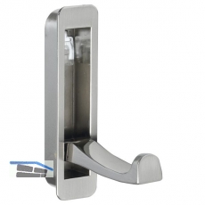 Klapphaken Votan zum Einlassen - 1 Haken, Hhe 80 mm, ZN Edelstahl Effekt
