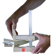 Klemmsia-Zwinge aus Weibuchenholz Spannweite 600 mm Ausladung 110 mm