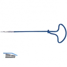 Knotenbohrer poliert mit lackiertem Griff Bohrer  5 mm