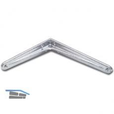 Konsole Schwerlast, Hhe 350 mm, Tiefe 400 mm, Tragkraft 140 kg, Aluminium natur