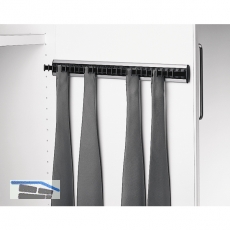 Krawattenhalter starr Modell D, 432x48x52 mm, Aluminium/Kunststoff wei