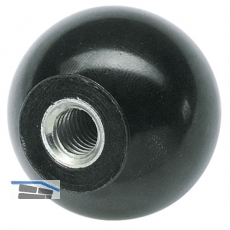 Kugelknopf aus Kunststoff Auen  25 mm mit Innengewinde M 6