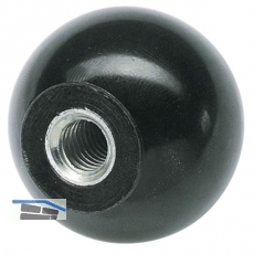 Kugelknopf aus Kunststoff Auen  45 mm mit Innengewinde M 12