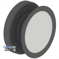 Glaspunkthalter Mini, 20 mm,6 - 8 mm Glas,Kunststoff transparent/Kappe Edelstahl