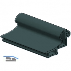 Dichtung 41AL-EPDM-B, fr Zargenprofil Glasstrke 8 & 10 mm, Kunststoff grau