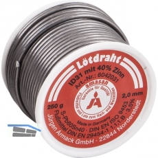 Kolofonium-Ltdraht (Rhren-Lot)  3 mm Rolle =250 g