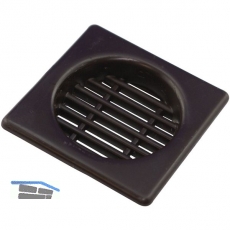 SECOTEC Lftungsgitter Kunststoff zum Einbohren braun 43X43 mm SB-2 BL2