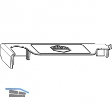 MACO Abdeckkappe Ecklager Multi Power Holz, FT 24 mm, links, RAL 9022 (364499)