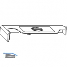 MACO Abdeckkappe Ecklager Multi Power PVC, FT 30 mm, rechts, RAL 9022 (364500)