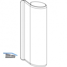 MACO Abdeckung Bandwinkel DT, titan (354672)