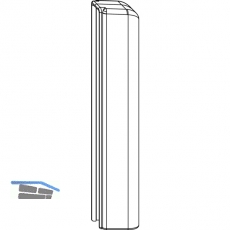 MACO Abdeckung Ecklagerbnder PVC, braun F5 (42186)