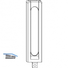 MACO Abdeckung lang Ecklager DT/PVC, champagne (42058)