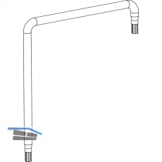 MACO Einstellschlssel f. i.S.-Zapfen, TX15, 2 x gebogen, L=75 mm (44192)