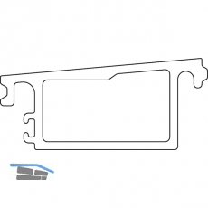 MACO Fiber-Therm Grundkrper Verbreiterung 88 mm, L=6500 mm, silber (466674)