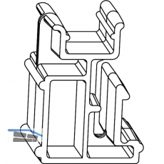MACO Fiber-Therm Grundkrper Verbreiterungsverbinder 140 mm, silber (455125)