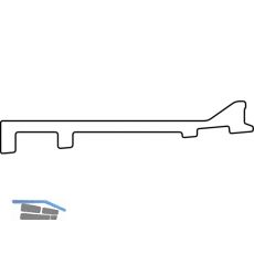 MACO Fiber-Therm Zwischenprofil 99, L=2500 mm, B=99 mm, silber (465579)