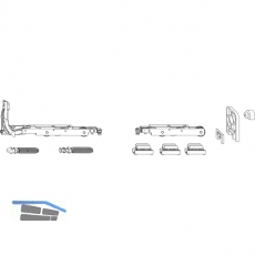 MACO HS Grundkarton Laufwagen 150 kg, silber (102206)