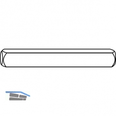 MACO HS Vierkantstift Griff innen/auen, TS68, VK 10x138 mm, Stahl (30016)