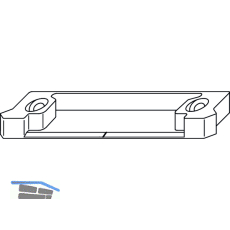 MACO MT Hebeteil Falzluft 12 mm, Eurofalz 18 mm, 9V, silber, universal (95113)