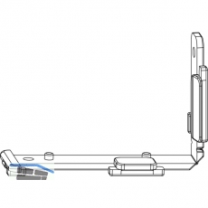 MACO Multi Power Unterlage Typ 05, rechts unten/links oben, grau (364070)