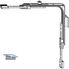 MACO MM Eckumlenkung fr SFG, 2-flg, mit 1iS und Schlieteil (222210)