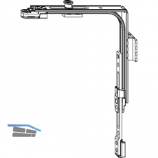 MACO MM Eckumlenkung fr SFG 2-flg, Drehfenster, 1iS und Schlieteil (209611)