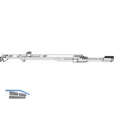 MACO MM Endverschluss EH unten, mit 1 iS-Zapfen, FFH 1340-2450 mm (205644)