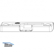 MACO PAS Schlieteil, Falzluft 12 mm, Eurofalz 24 mm, 13V, links (366506)