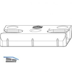 MACO PAS Schlieteil iS, FL 12 mm glatt, Eurofalz 30 mm, 13V, Schrgv. (360444)