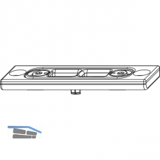 MACO Riegelschlieteil, FL 12mm glatt, Eurofalz 24mm, 13V,Positionsz. (207368)