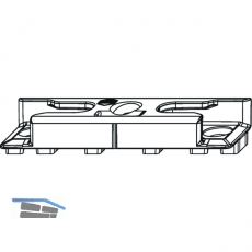 MACO Schlieteil iS, Falzluft 12 mm, Euronut 6/8/4, silber (96563)