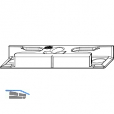 MACO Schlieteil iS, Falzluft 12 mm glatt, Eurofalz 18 mm, 9V, Schrgv. (96860)