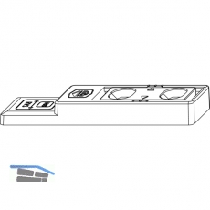 MACO-TRONIC Reedkontakt RVS f. Verschluss-/Kippberwachung, Kabel 15 m, grau