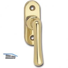 MARCHESI Fenstergriff ELEGANT - sichtbar geschraubt, 7x35, Messing poliert
