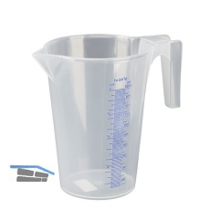 PRESSOL Messbecher transparent Polypropylen Inhalt 1,0 Liter