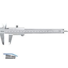 MITUTOYO Przision-Messschieber mit Feststellschraube DIN 862 0-200 mm
